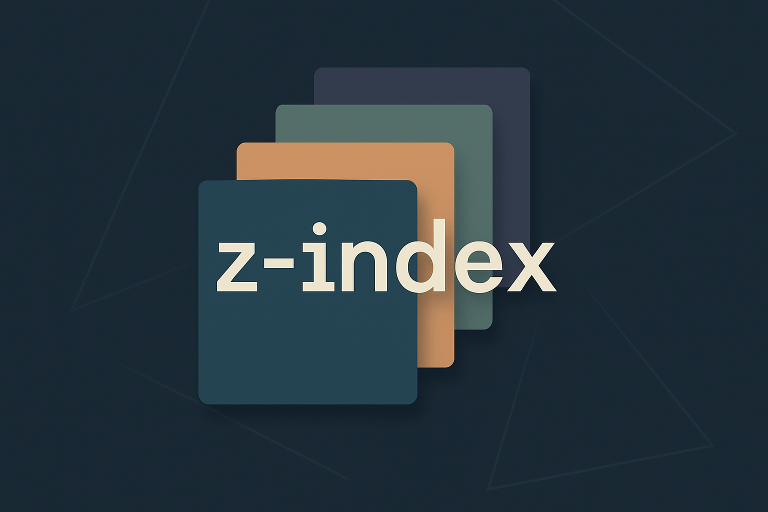 z-indexとスタッキングコンテキストを理解する